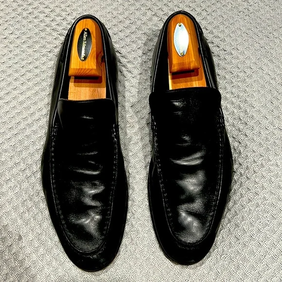 Gucci | Shoes | Gucci Mens Black Leather Loafers Size 1  display picture 1